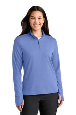 DEEP PERIWINKLE NF0A8ENQ the north face women's ambition 1/4-zip