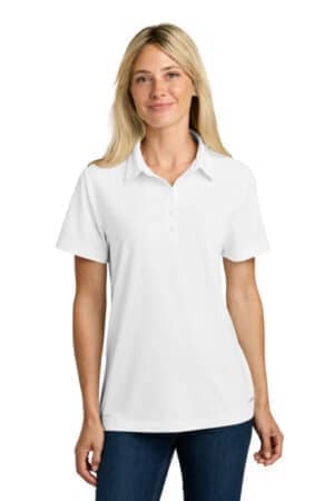 TNF WHITE NF0A8GE1 the north face women's canyon crest polo