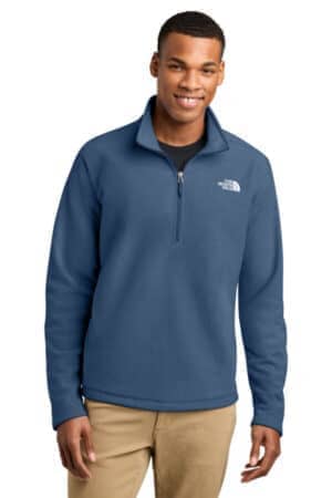 SHADY BLUE HEATHER NF0A8JF6 the north face textured pine grove 1/2-zip