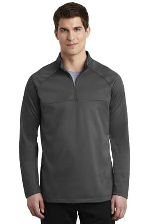 ANTHRACITE/ ANTHRACITE NKAH6254 nike therma-fit 1/2-zip fleece
