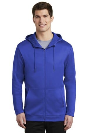 GAME ROYAL NKAH6259 nike therma-fit full-zip fleece hoodie