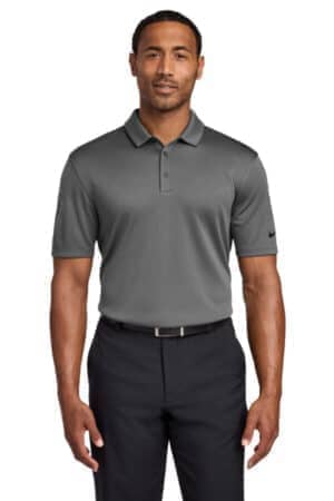 DARK GREY DARK GREY NKAH6266 nike dri-fit hex textured polo