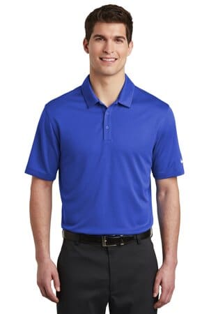 GAME ROYAL NKAH6266 nike dri-fit hex textured polo