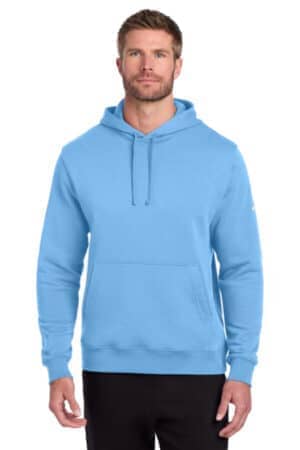 FOOTBALL BLUE FOOTBALL BLUE NKDR1499 nike club fleece sleeve swoosh pullover hoodie