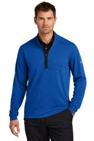 GYM BLUE NKDX6702 nike textured 1/2-zip cover-up