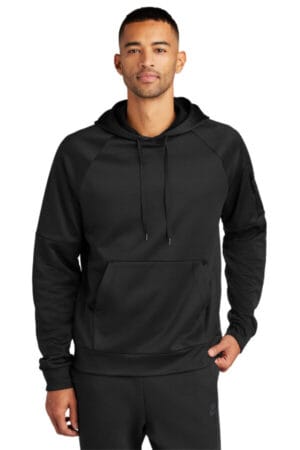 BLACK NKFD9735 nike therma-fit pocket pullover fleece hoodie