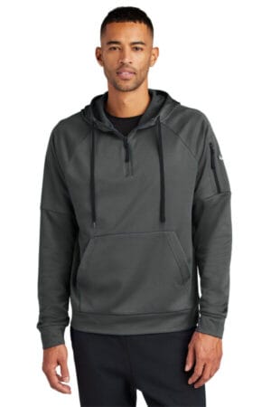 ANTHRACITE NKFD9742 nike therma-fit pocket 1/4-zip fleece hoodie