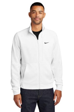 WHITE NKFD9891 nike full-zip chest swoosh jacket