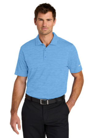 UNIVERSITY BLUE NKFQ4792 nike dri-fit striated polo