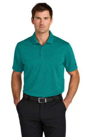 BRIGHT SPRUCE HEATHER NKFQ4794 nike dri-fit smooth heather polo