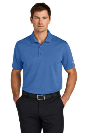 GAME ROYAL HEATHER NKFQ4794 nike dri-fit smooth heather polo