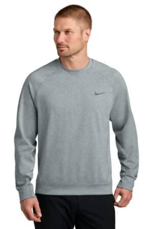 COOL GREY HEATHER COOL GREY HEATHER NKIO8127 nike dri-fit primary crew