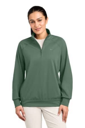 VINTAGE GREEN VINTAGE GREEN NKIO8129 nike women's dri-fit primary 1/4-zip