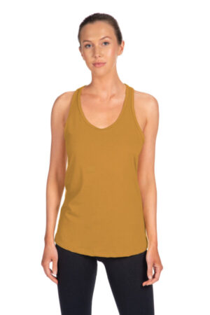 ANTIQUE GOLD NL1533 next level apparel women's ideal racerback tank