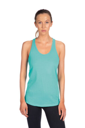 TAHITI BLUE NL1533 next level apparel women's ideal racerback tank