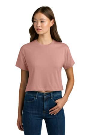 DESERT PINK NL1580 next level apparel women's ideal crop top