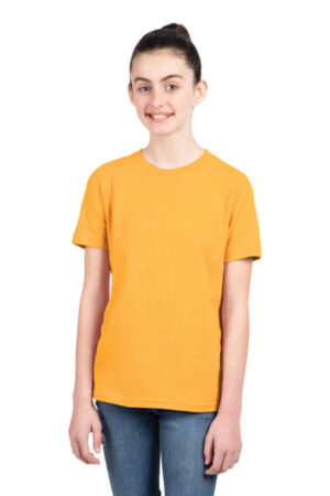 GOLD NL3310 next level apparel youth cotton tee