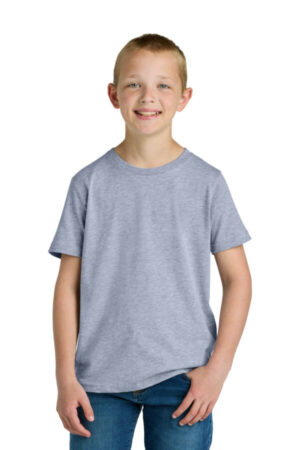 HEATHER GRAY NL3310 next level apparel youth cotton tee