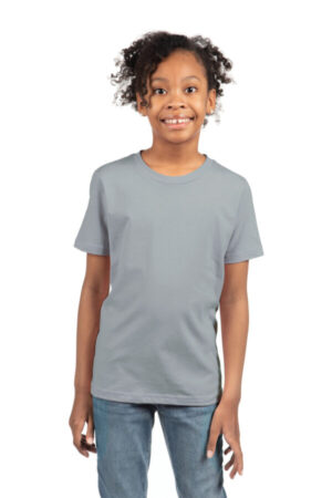 LIGHT GRAY NL3310 next level apparel youth cotton tee