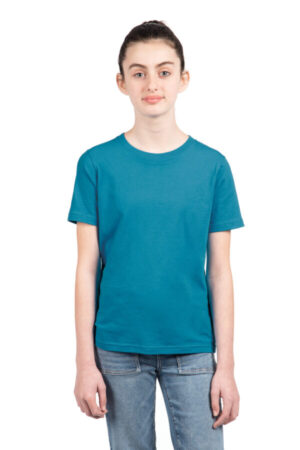TURQUOISE NL3310 next level apparel youth cotton tee