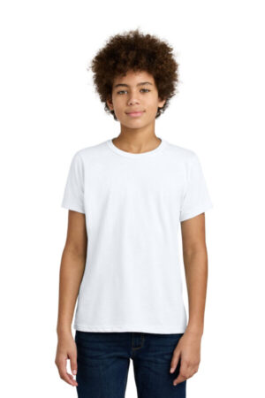 WHITE NL3312 next level apparel youth cvc tee