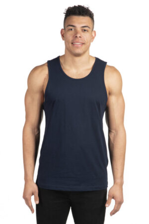 MIDNIGHT NAVY NL3633 next level apparel cotton muscle tank