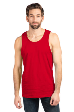 RED NL3633 next level apparel cotton muscle tank