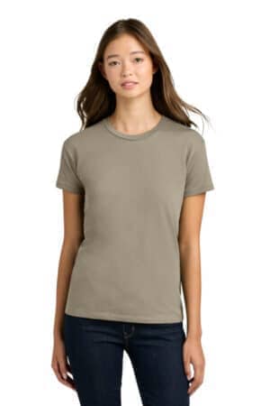 TAN NL3910 next level apparel women's cotton relaxed tee