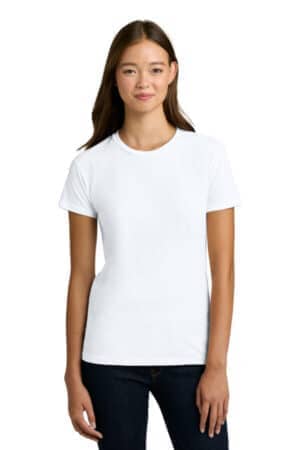 WHITE WHITE NL3910 next level apparel women's cotton relaxed tee