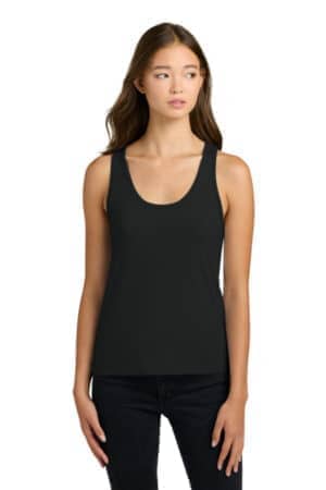 BLACK BLACK NL3933 next level apparel women's cotton tank
