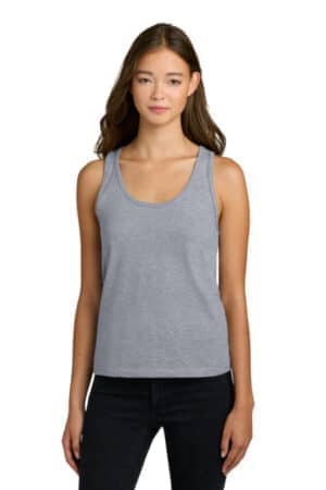 HEATHER GRAY HEATHER GRAY NL3933 next level apparel women's cotton tank