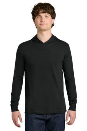 BLACK NL6221 next level apparel cvc long sleeve hoodie