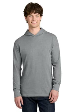 DARK HEATHER GRAY NL6221 next level apparel cvc long sleeve hoodie