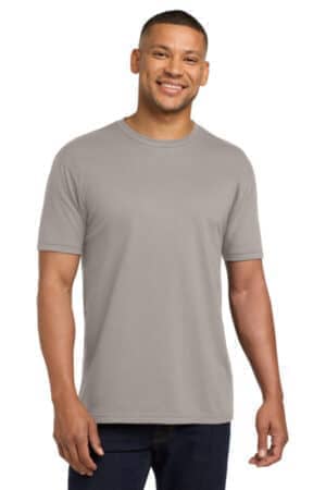 LIGHT GRAY LIGHT GRAY NL6410 next level apparel adult cvc sueded tee