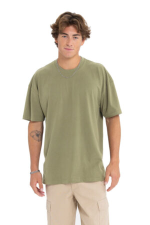 LIGHT OLIVE NL7200 next level apparel heavyweight tee