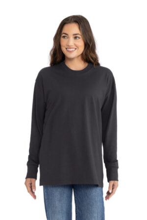 GRAPHITE BLACK NL7211 next level apparel heavyweight long sleeve tee