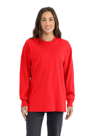 RED NL7211 next level apparel heavyweight long sleeve tee