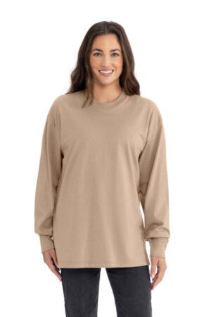 TAN NL7211 next level apparel heavyweight long sleeve tee