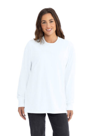 WHITE NL7211 next level apparel heavyweight long sleeve tee