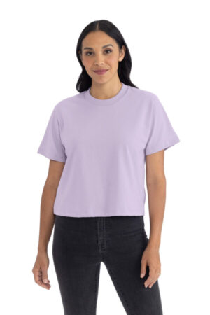 LAVENDER NL7610 next level apparel women's heavyweight boxy tee
