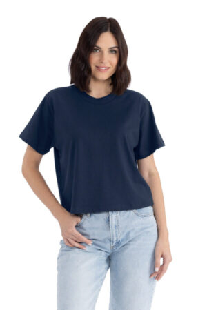 MIDNIGHT NAVY NL7610 next level apparel women's heavyweight boxy tee