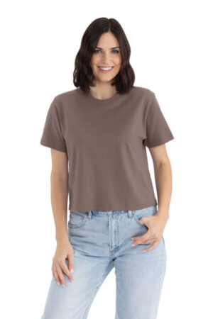 SHIITAKE NL7610 next level apparel women's heavyweight boxy tee