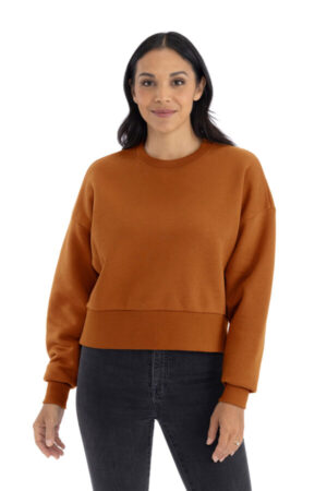 NL9087 next level apparel women's heavyweight sweatshirt