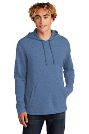HEATHER BAY BLUE NL9300 next level apparel unisex malibu pullover hoodie