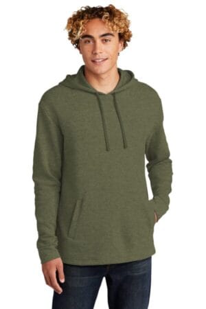 HEATHER MILITARY GREEN NL9300 next level apparel unisex malibu pullover hoodie