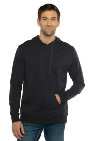 BLACK/ BLACK NL9301 next level apparel laguna hoodie