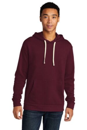MAROON NL9303 next level apparel unisex santa cruz pullover hoodie