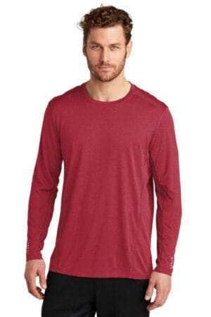 RIPPED RED OE321 ogio long sleeve pulse crew