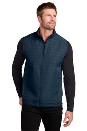 RIVER BLUE NAVY OG761 ogio driveline hybrid vest