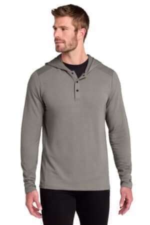 PETROL GREY HEATHER OG826 ogio luuma flex hooded henley